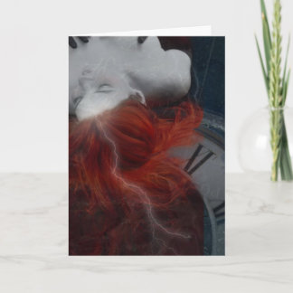 Cartão de Saudação: Vermelho Vintage