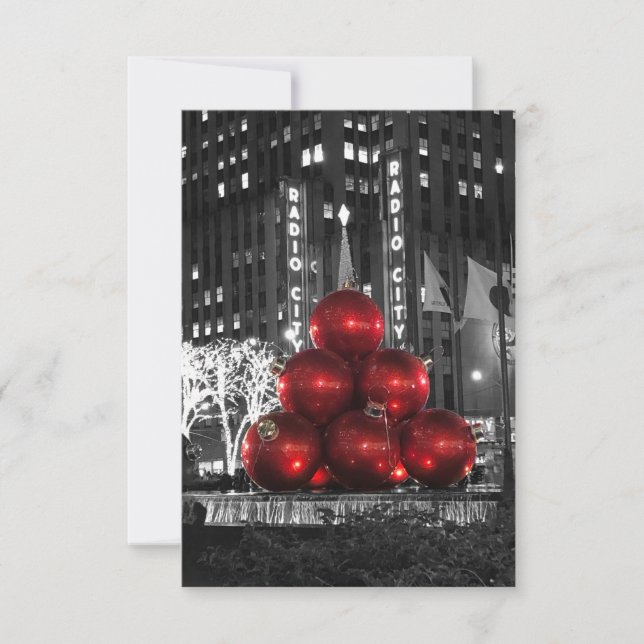 Cartão de Saudação Vibes de Natal (Frente)