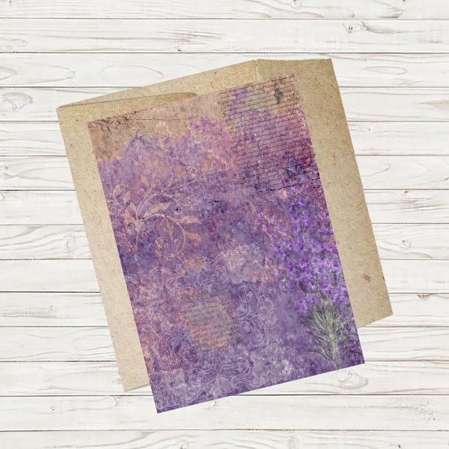 Cartão de Saudação Vintage (Criador carregado)