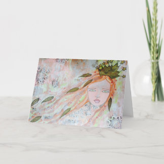 Cartão de saudação você está exatamente onde dever