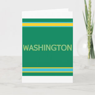Cartão de Saudação Washington