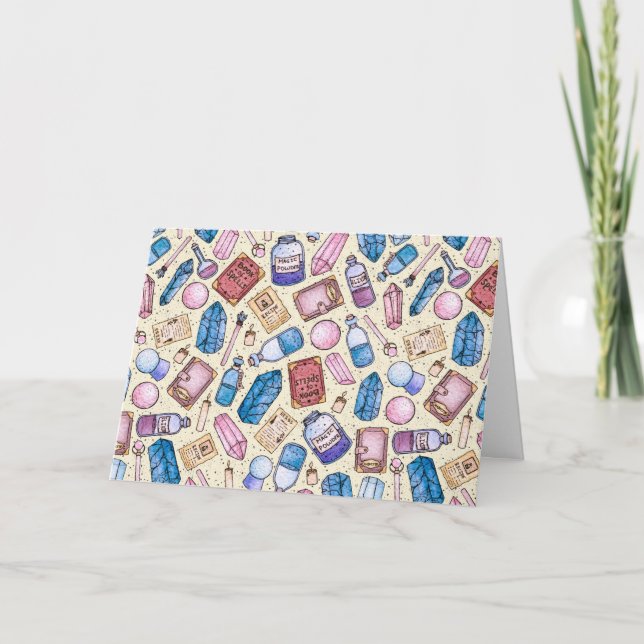 Cartão de Saudação Witchy (Vazio) (Frente)