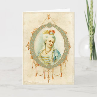 Cartão de Saudação Young Marie Antoinette