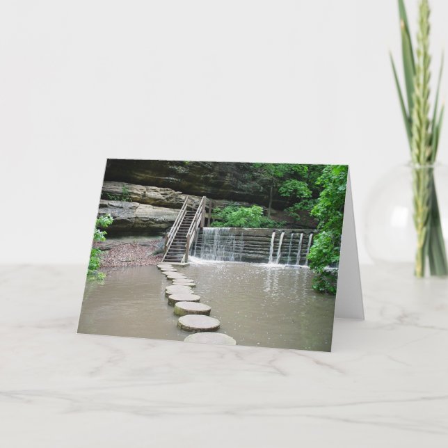 Cartão de Saudação Zen Walk #1 (Frente)