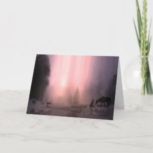 Cartão de Saudações da Estação de Natal do Cowboy