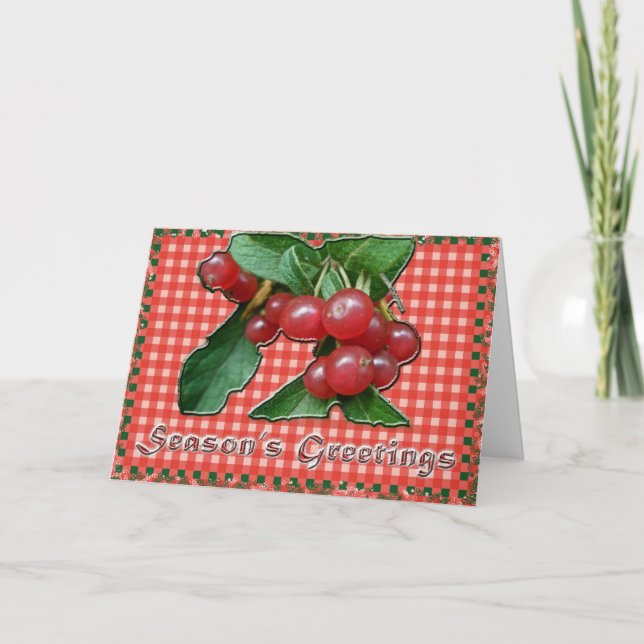 Cartão de Saudações de Honeysuckle Season (Frente)