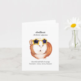 Cartão de Saudações de Porte do Dicionário Diverti