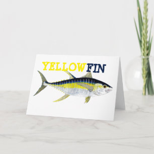 Cartão de Saudações do Atum Yellowfin