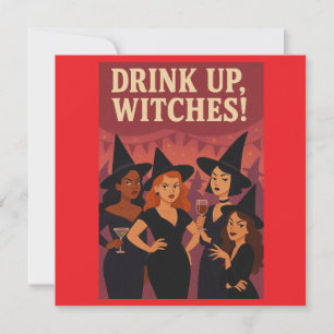 Cartão de Saudações do Halloween - Festa da Bruxa