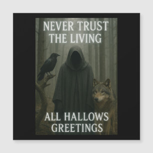 Cartão de Saudações Magnéticas para o Halloween