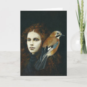 Cartão De Saudações Para Garota E Jay