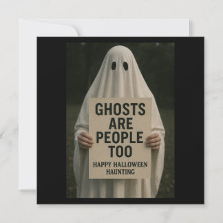 Cartão de Saudações Spooky do Halloween - Pessoas