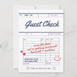 Cartão de Save the Date de Casamento Personalizado