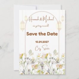 Cartão de Save the Date de Fazenda