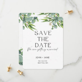 Cartão de Save The Date Moderno e Elegante