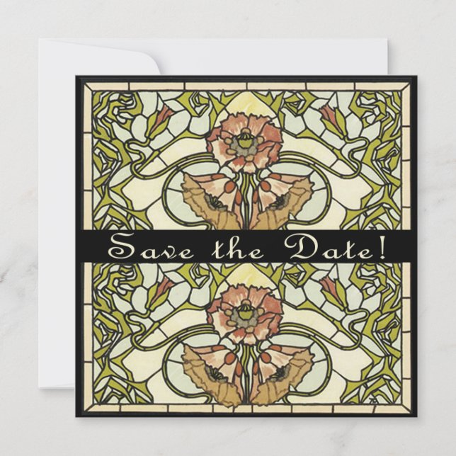 Cartão de Save the Date personalizável de dois lad (Frente)