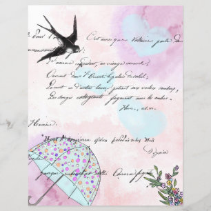 Cartão de scrapbooking elegante e bonito de aquare