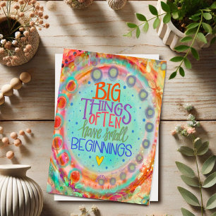 Cartão de Segurança "Pequenos Começos"