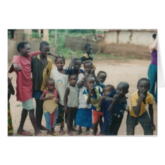 Cartão de série #3 da vila de Gambia