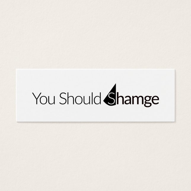 Cartão de Shamge (Frente)