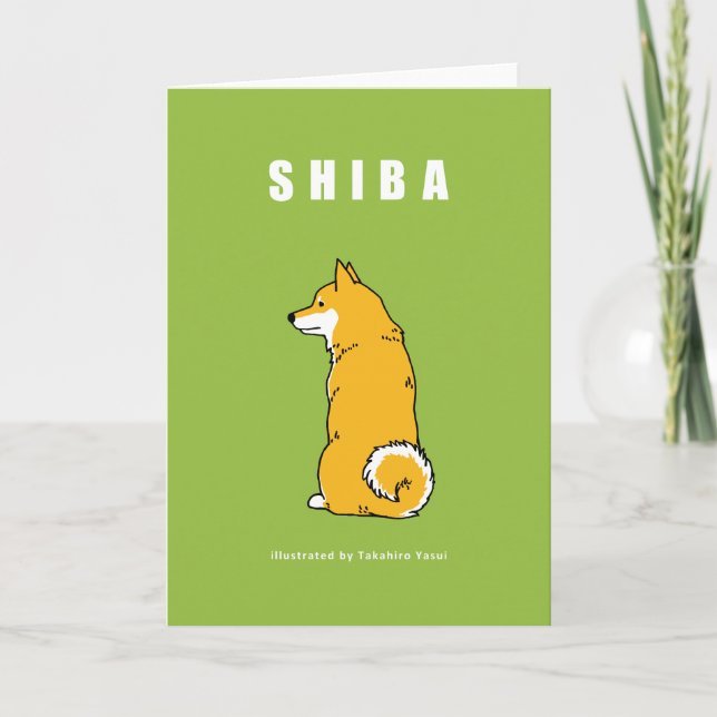 Cartão de Shiba (Frente)