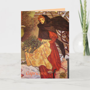 Cartão de Signo Astrológico "Capricórnio"