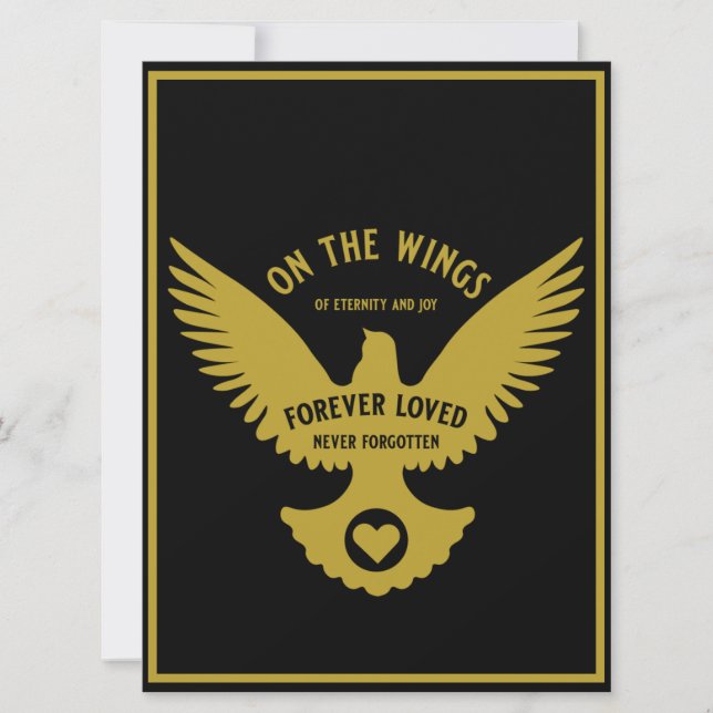 Cartão de simpatia de memória sensível ao amor (Frente)