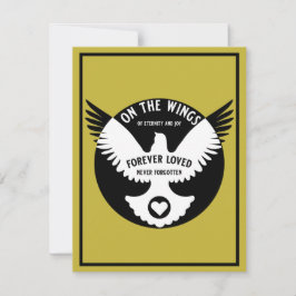 Cartão de simpatia de memória sensível ao amor