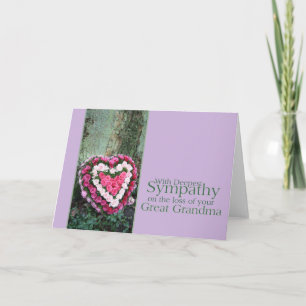 Cartão de simpatia de Rosa-excelente com perda da