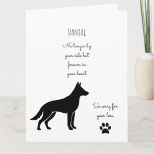 Cartão de simpatia personalizado para cães em memó