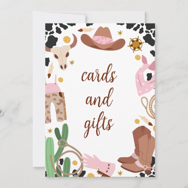 Cartão de Sinal de Menu de Aniversário Russo Rosa  (Frente)