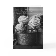 Cartão de Sincera Condolência - Fotografia Origina