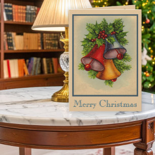 Cartão de Sininhos de Natal