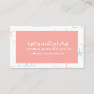 Cartão de Site para Casamento Moderno da Summer Be