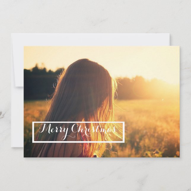 cartão de sol de natal alegre (Frente)