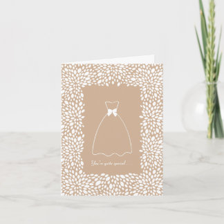 Cartão de Solicitação de Bridesmaid Personalizável