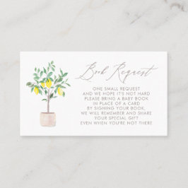 Cartão de Solicitação de Chá de fraldas da Árvore