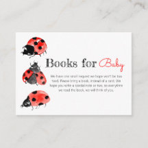 Cartão de solicitação de chá de fraldas de bug