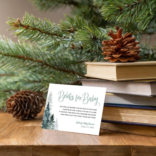 Cartão de Solicitação de Livro Chá de fraldas da F (Criador carregado)