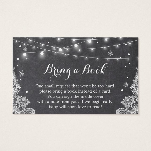 Cartão de Solicitação de Livro de Chá de fraldas p (Frente)