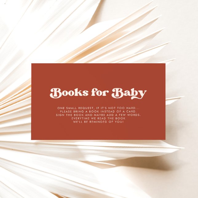 Cartão de solicitação de livro do Chá de fraldas n (Criador carregado)