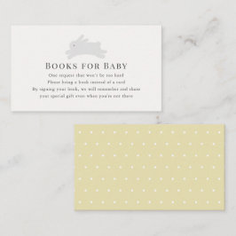 Cartão de Solicitação de Livro Simples para Coelho