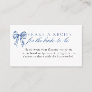 Cartão de Solicitação de Receita do Chá de panela 