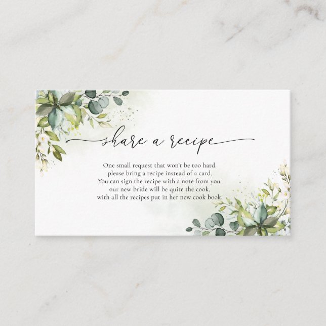 Cartão de Solicitação de Receita Verde (Frente)