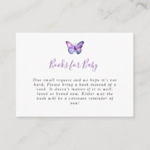 Cartão de Solicitação do Livro de Chás de fraldas