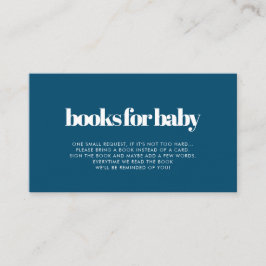 Cartão de solicitação retrorminimalista do livro d