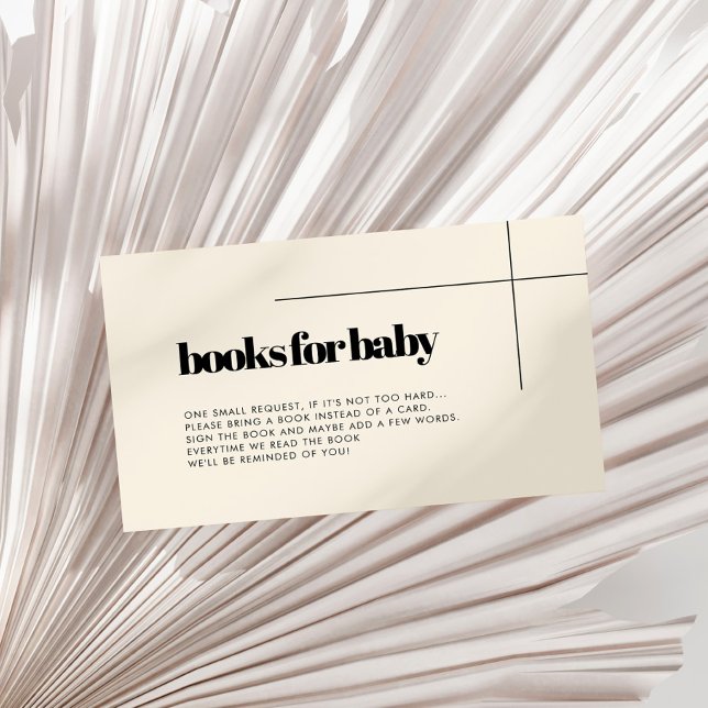 Cartão de solicitação simples de livro de chás de  (Criador carregado)