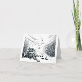 Cartão de solstício de inverno de bruxas "Star of 