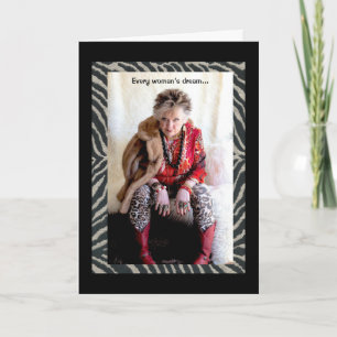 Cartão de Sonho de Todas as Mulheres