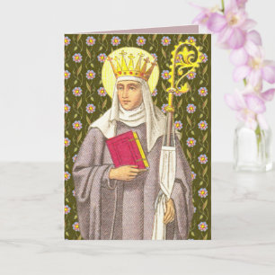 Cartão de Sta. Etheldreda (Audrey) (P 003)